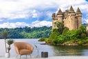 French Medieval Castle Wall Mural Wallpaper