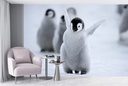 Penguin Chick Nursery Wall Mural Wallpaper