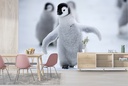 Penguin Dance Nursery Wall Mural Wallpaper