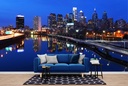 Philadelphia Skyscrapers City Skyline Wall Mural Wallpaper