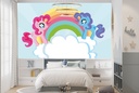 Cloud & Rainbow Unicorns Wall Mural Wallpaper