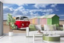 VW Campervan Beach Wall Mural Wallpaper