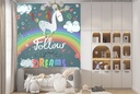 Follow Your Dreams Unicorn Wall Mural Wallpaper