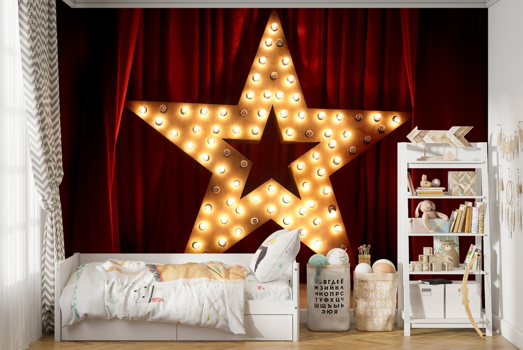 Star Light Curtain Call Wall Mural Wallpaper