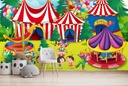 Fairground Circus Wall Mural Wallpaper
