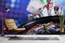 Casino Roulette Wall Mural Wallpaper
