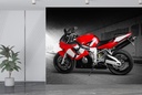Red Motorbike Wall Mural Wallpaper