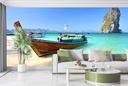Tropical Paradise Thailand Beach Wall Mural Wallpaper