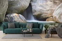 Blue Waterfall Wall Mural Wallpaper
