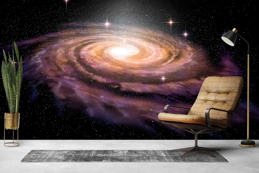 Galaxy Spiral Space Wall Mural Wallpaper