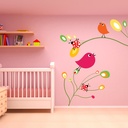 Ladybird & Bird Animals Wall Sticker