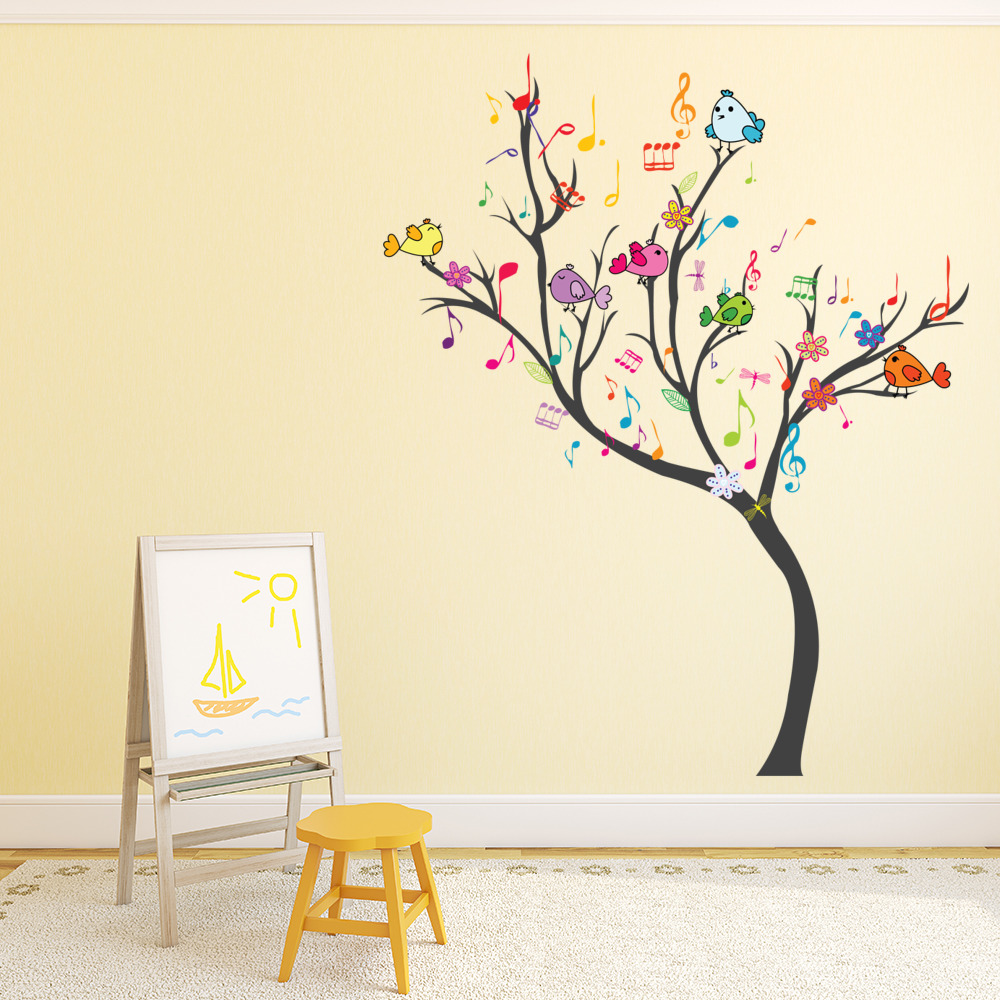 Songbird Music Tree Wall Sticker