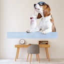 Cocktail Dog Wall Sticker