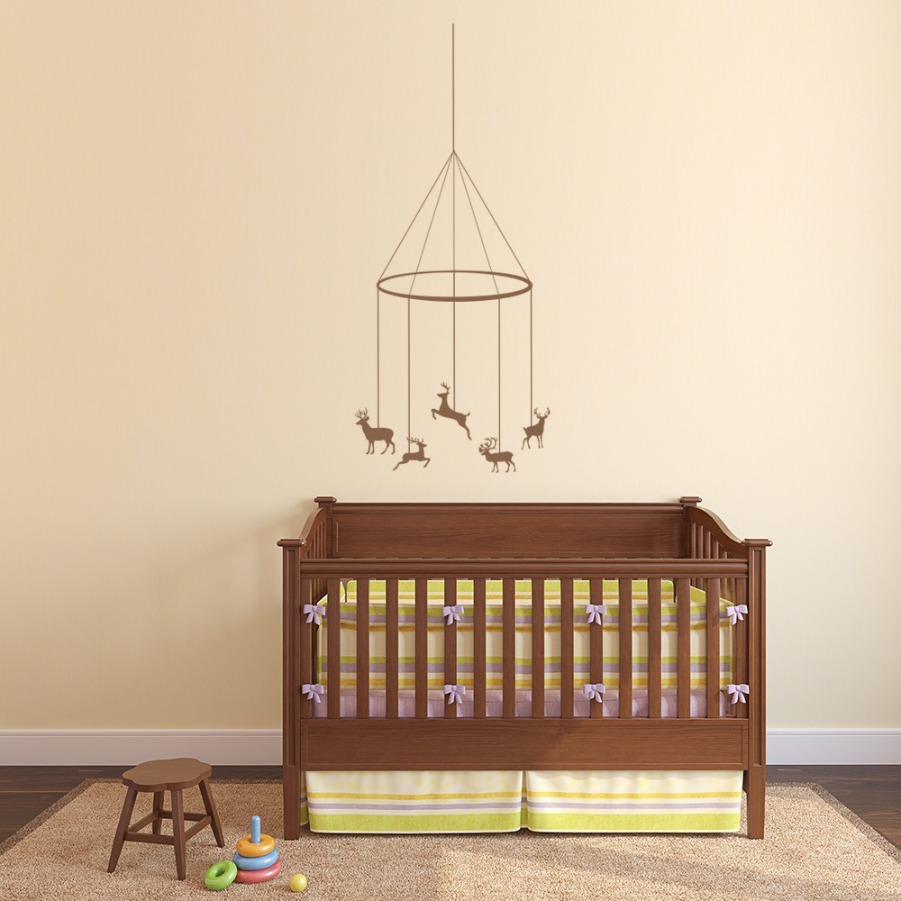 Deer Stag Mobile Nursery Wall Sticker