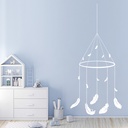Dream Catcher Mobile Feather Nursery Wall Sticker