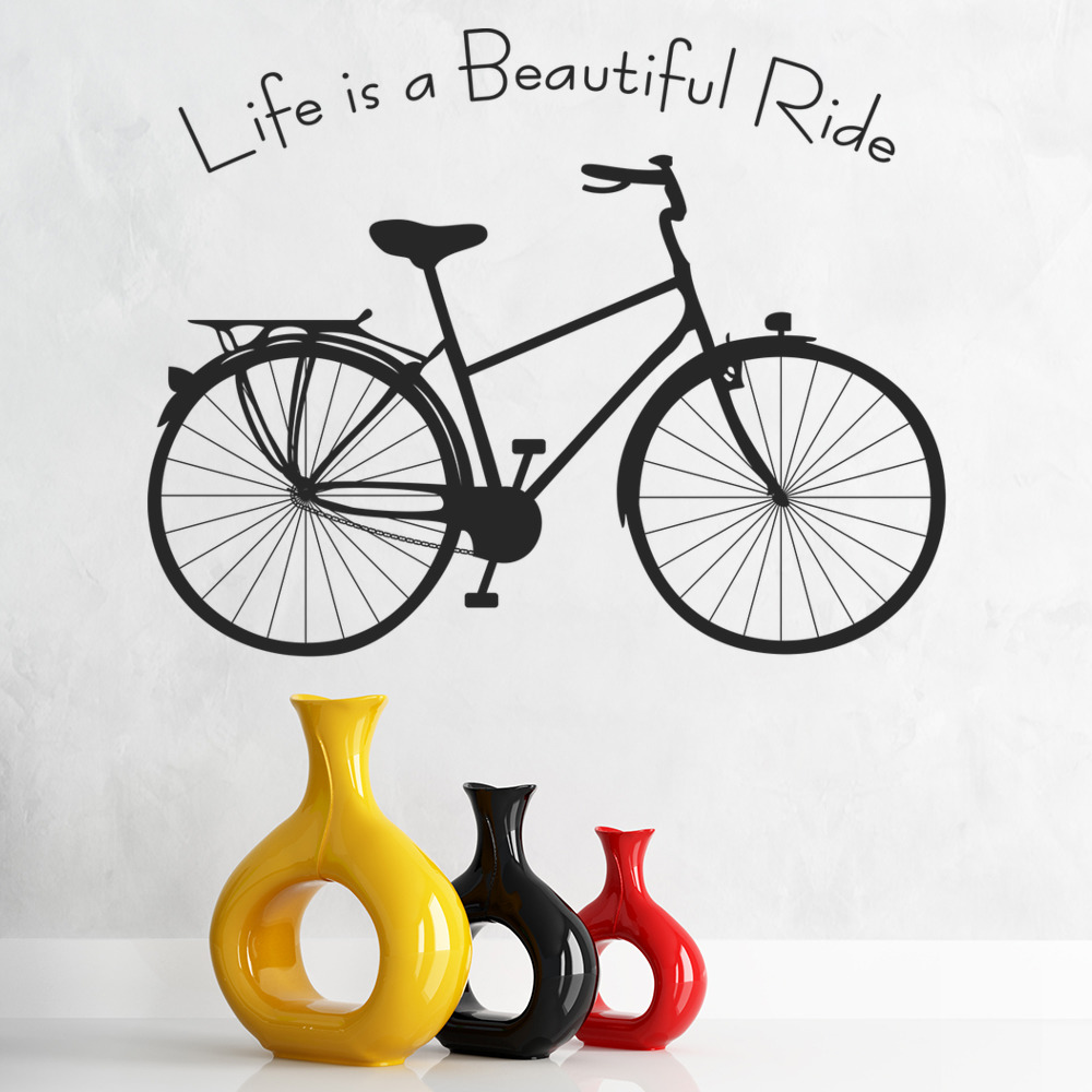 Beautiful Ride Inspirational Quote Wall Sticker