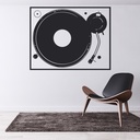 Decks Turntable DJ Wall Sticker