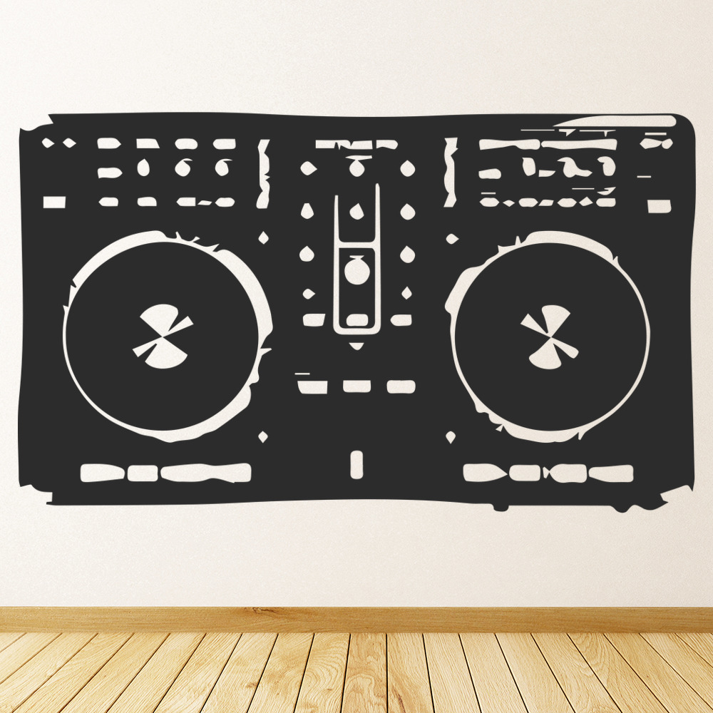 Vintage Boombox Dj Music Wall Sticker