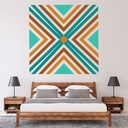 Geometric Abstract Design 3D Wall Sticker