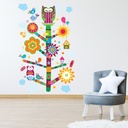 Bright Owl & Bird Tree Childrens Wall Sticker