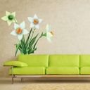 Bouquet Daffodil Flower Floral Wall Sticker