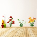 Bouquet Of Flowers Floral Wall Sticker Set